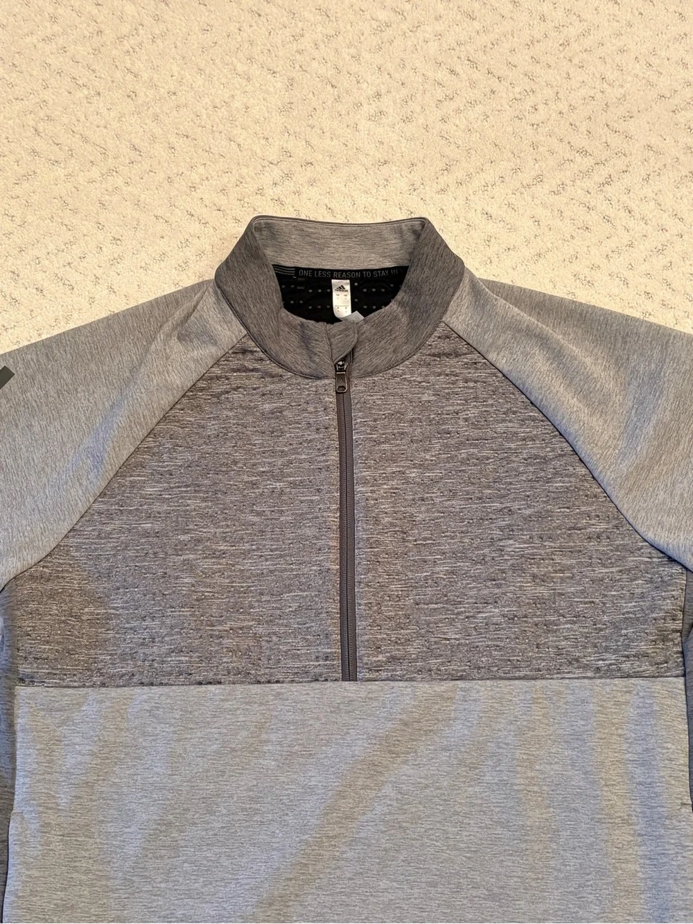 adidas Golf Mens Frostguard Quarter Zip Pullover Performance Jacket Size Large